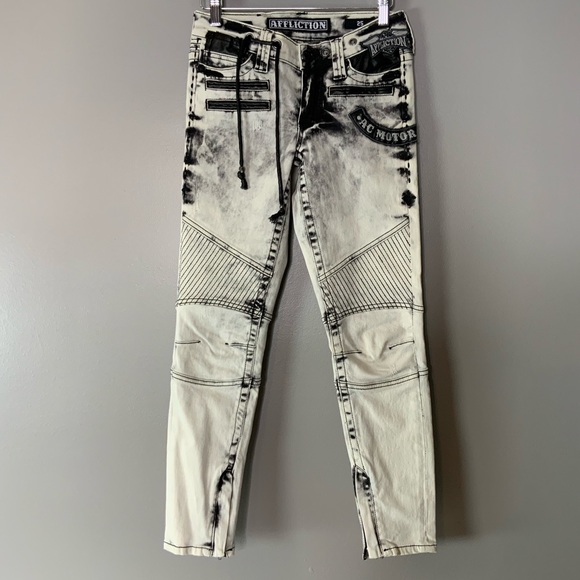 Affliction Denim - Affliction Raquel Skinny Moto Jeans